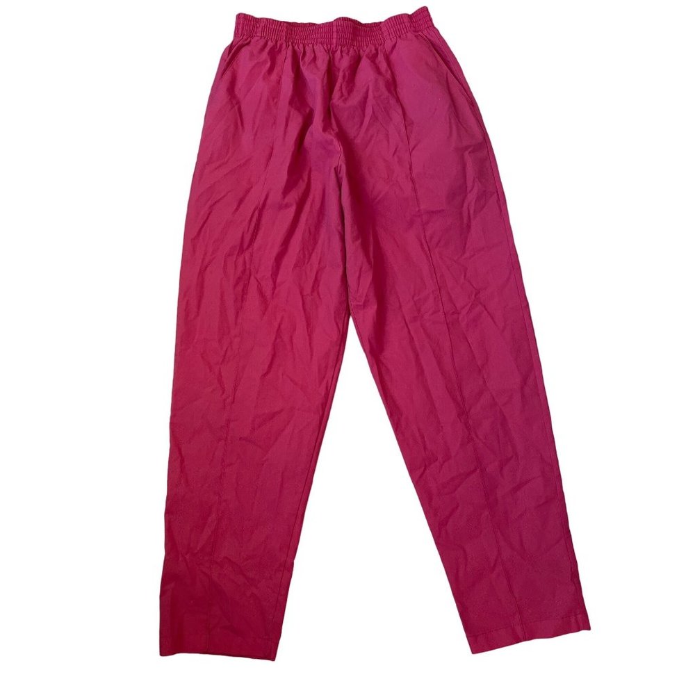 Landau Pink Nurse Scrubs High Rise Workwear Pants Women's Size XL